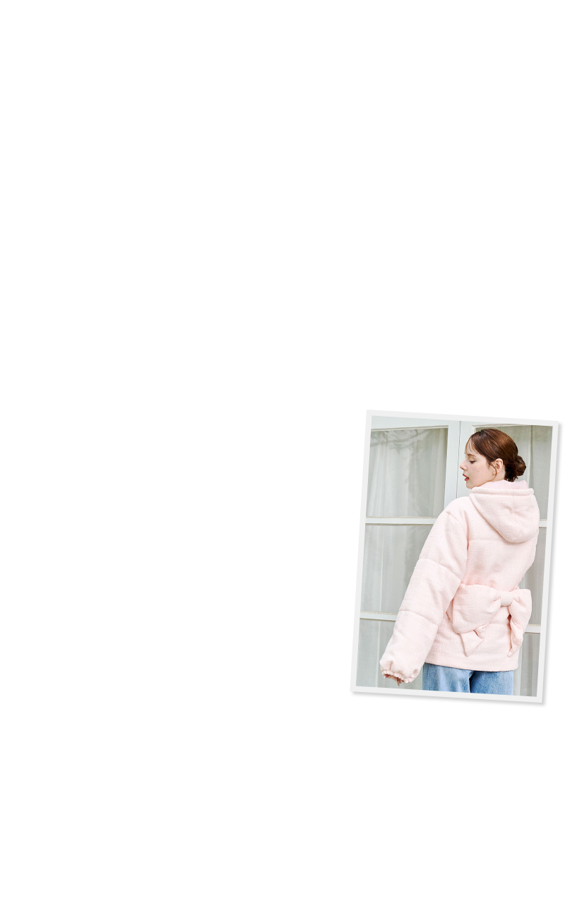 OUTER COLLECTION - Tweed Back Ribbon Blouson No.0