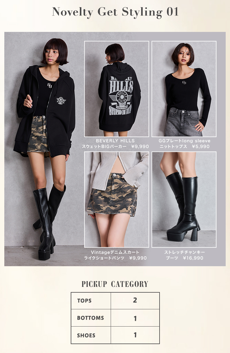 ノベルティがもらえる！Novelty GET 7 LOOK - 1