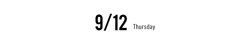 [ 9.12 thu ]
