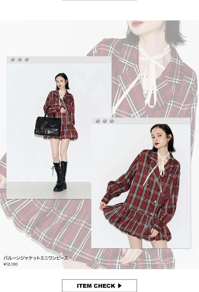 RED COLOR CHECK PATTERN - 3