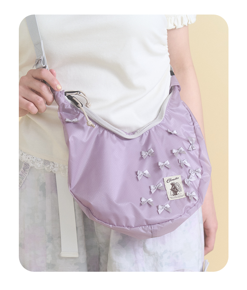 ribbon shoulder bag - 1