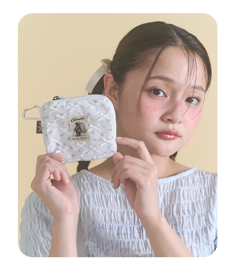 ribbon square pouch - 2