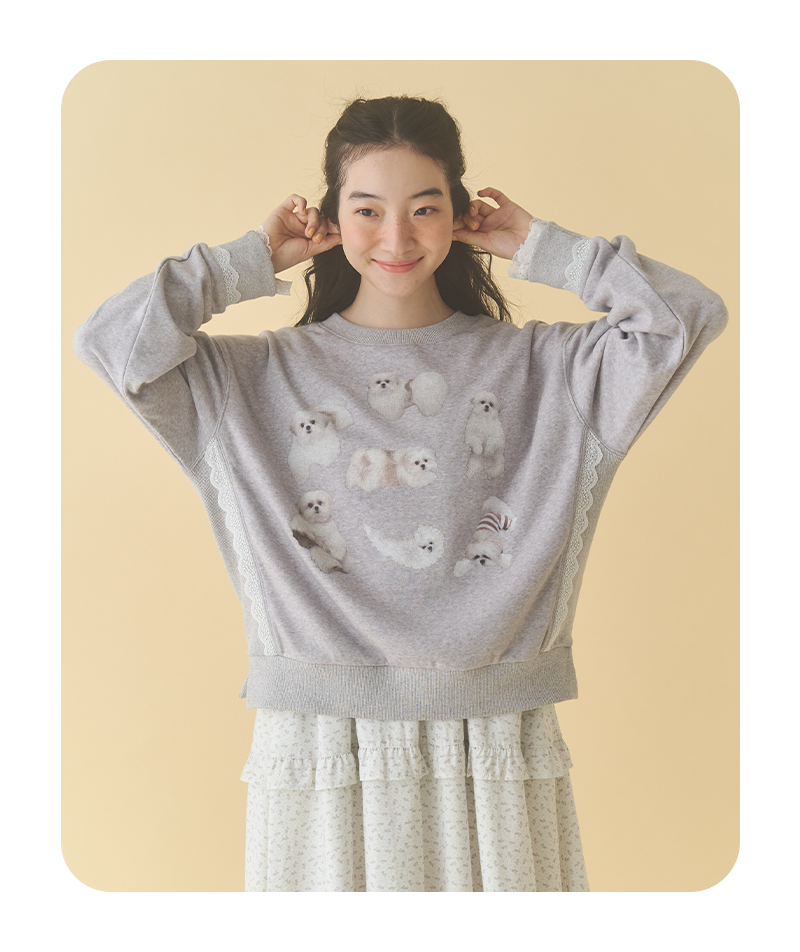 モコゾウいっぱいスウェット - 2