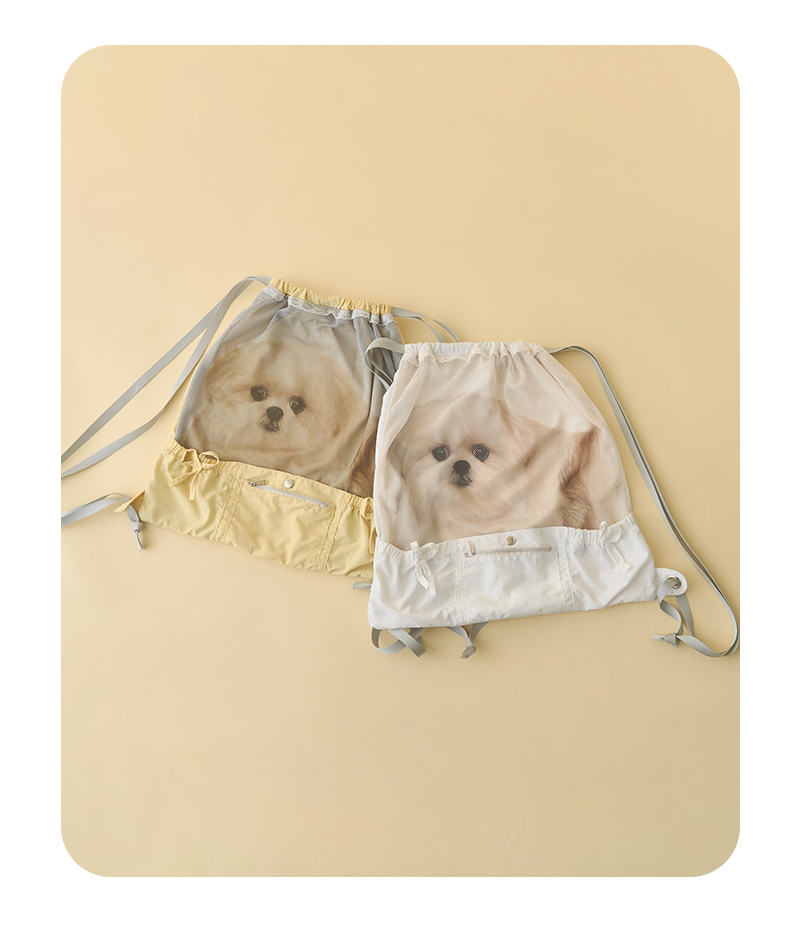 ど～んとモコゾウメッシュナップサック - 0