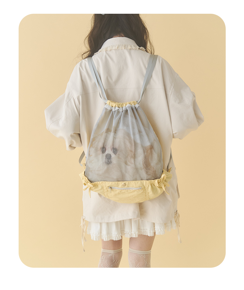 ど～んとモコゾウメッシュナップサック - 2