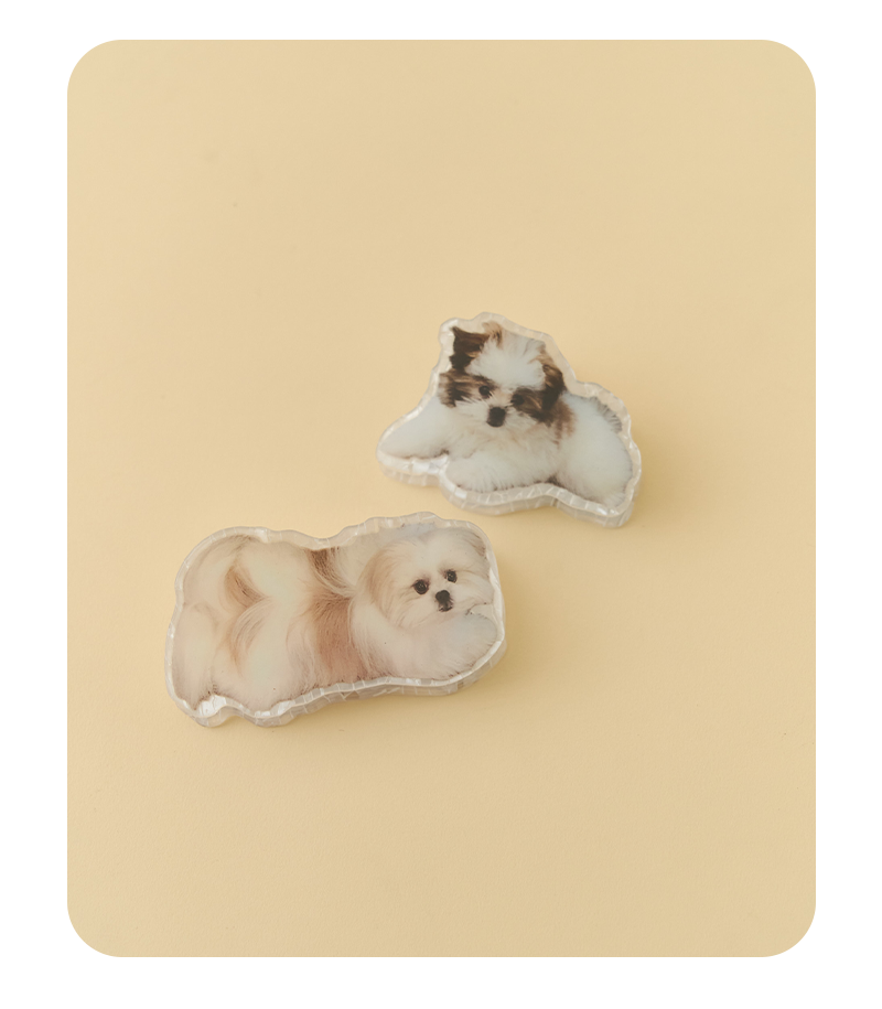 モコゾウドッグ＆パピーバンスクリップ - 0