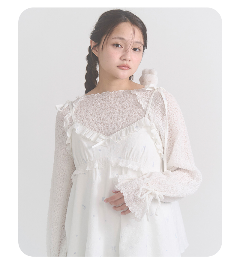 Marshmallow ribbon tops - 2