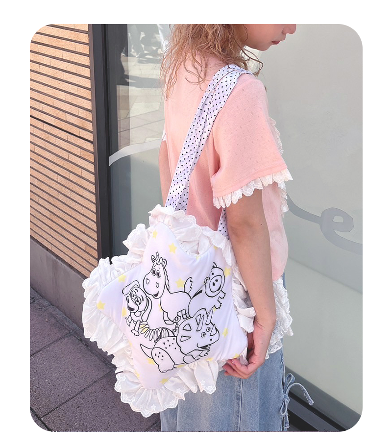 Fluffy Star tote bag - 1