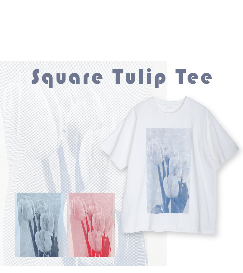 Square tulip tee