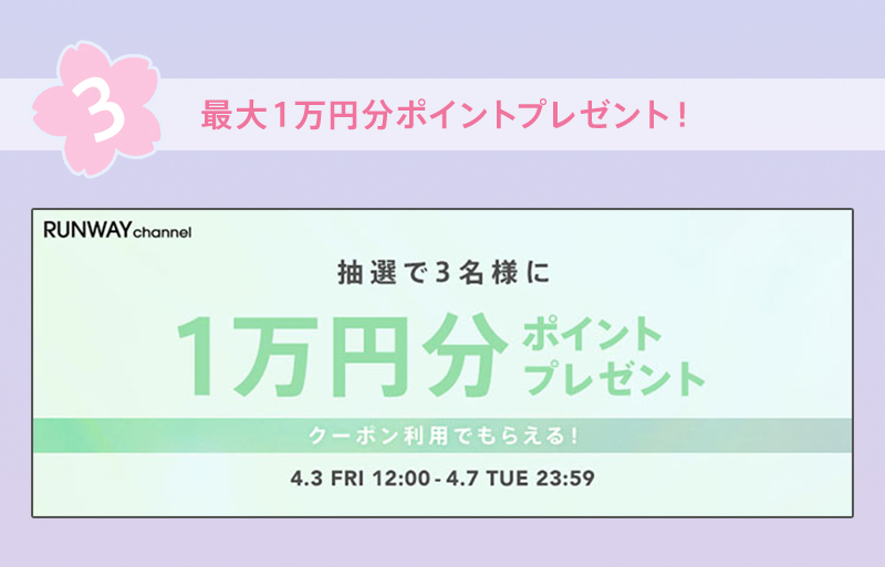 抽選で最大1万ポイントプレゼント