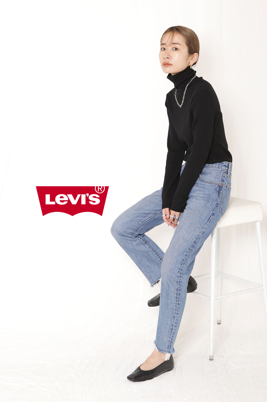 Levi's® 別注 501CROP DENIM / STAFF COORDINATE：10 - Other Cut aki_01.jpg