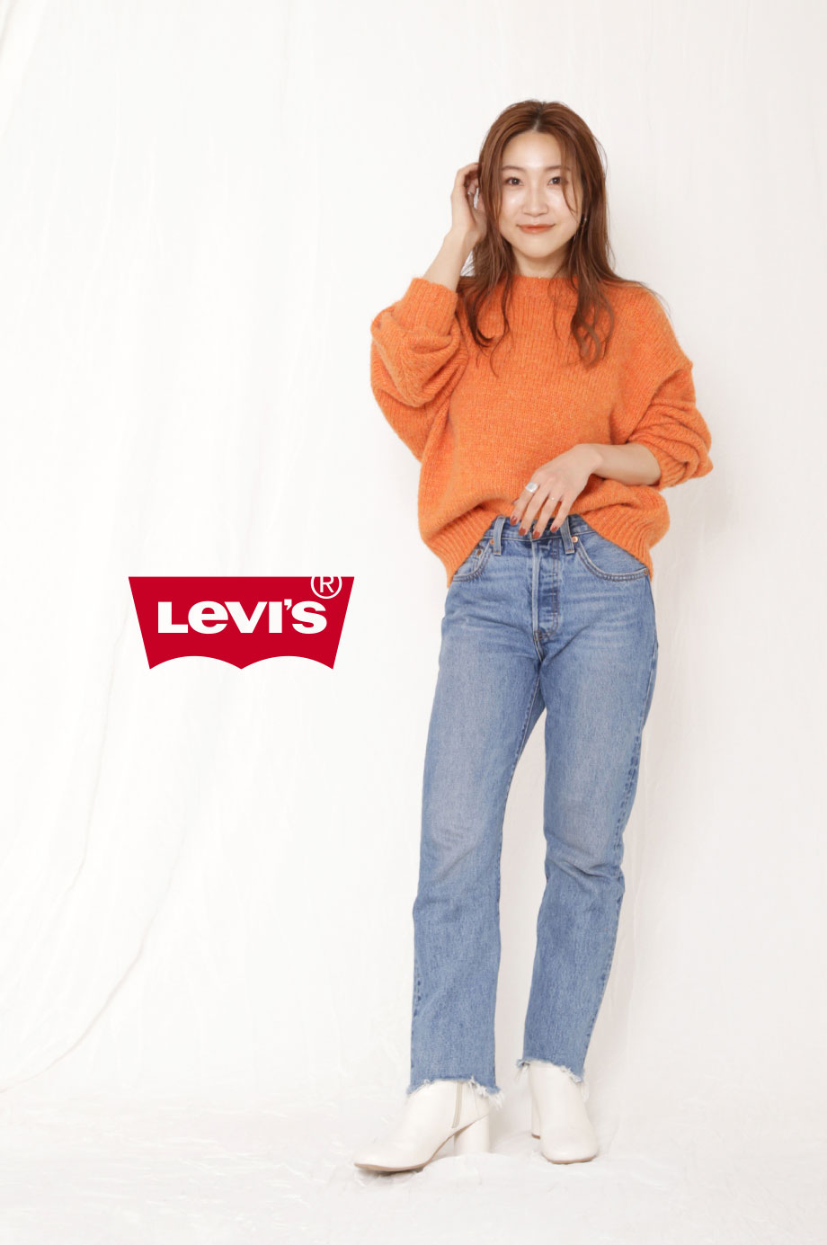 Levi's® 別注 501CROP DENIM / STAFF COORDINATE：1 - Other Cut chisa_01.jpg