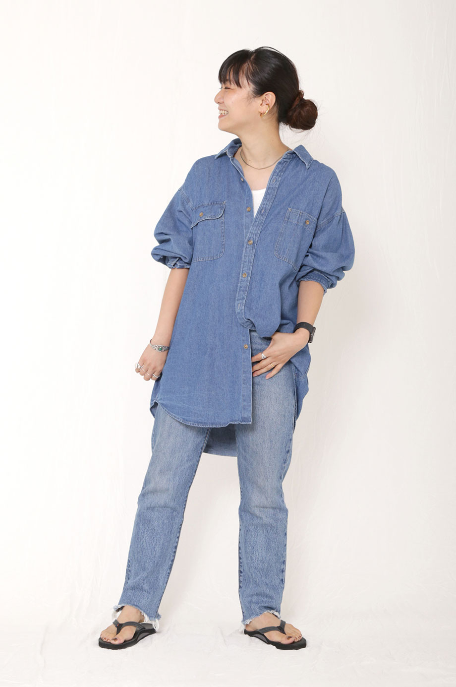 Levi's® 別注 501CROP DENIM / STAFF COORDINATE：13 - Other Cut kanako_03.jpg