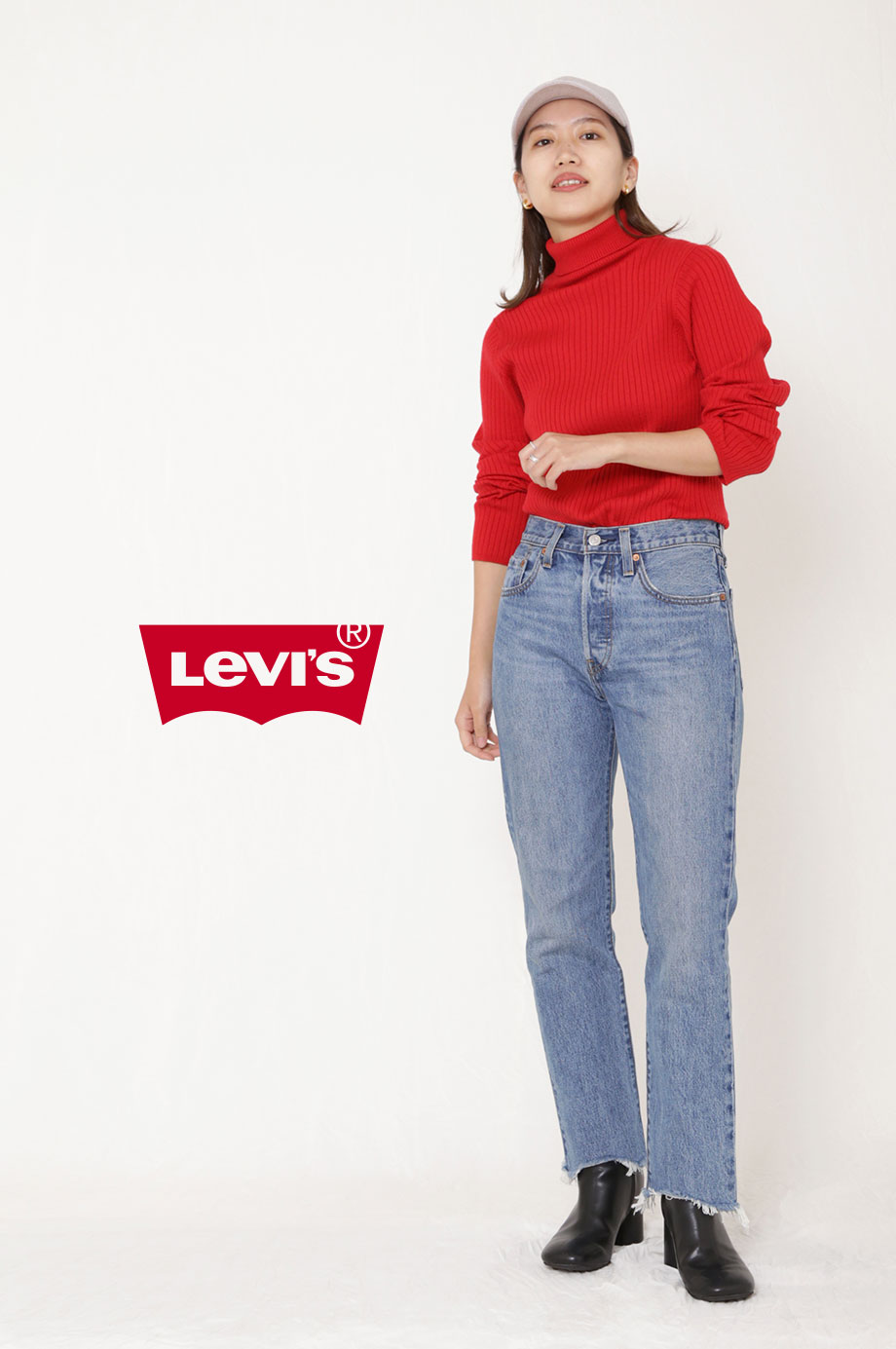 Levi's® 別注 501CROP DENIM / STAFF COORDINATE：24 - Other Cut satomi_01.jpg