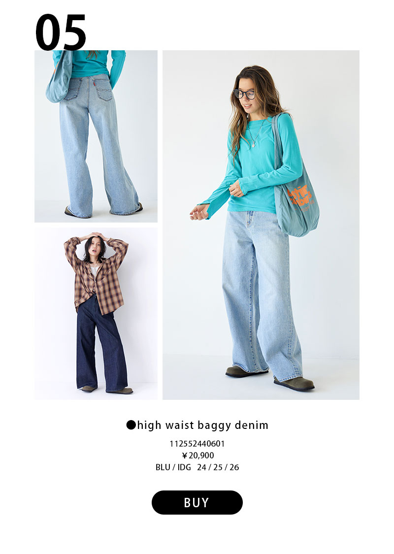 autumn denim look：5