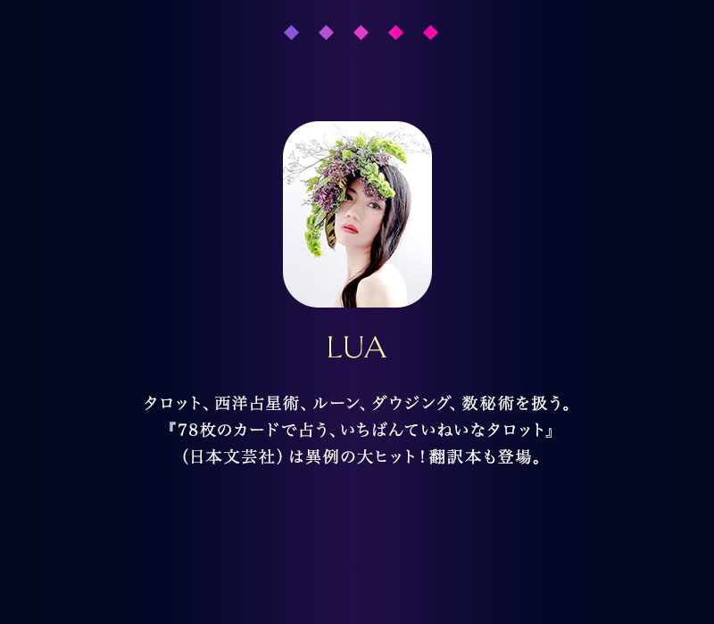 人気占い師LUAが占う2023 LUCKY ITEMS。