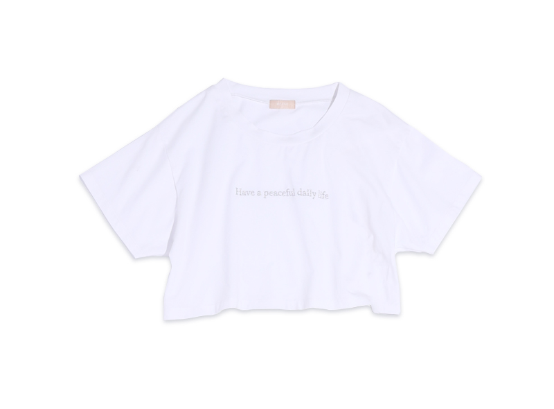 RESEXXY｜ロゴ刺繍Tシャツ