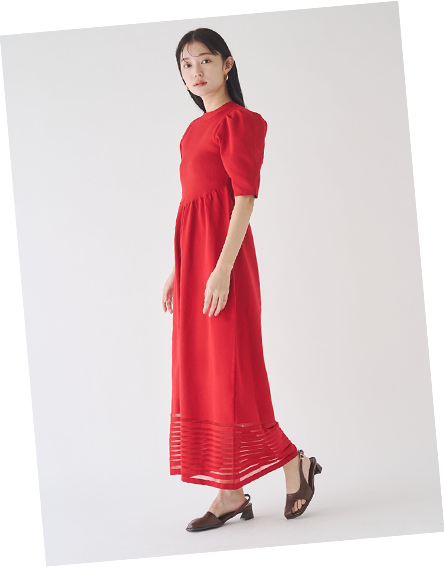 SPRING ONEPIECE GUIDE - 赤ワンピ no2