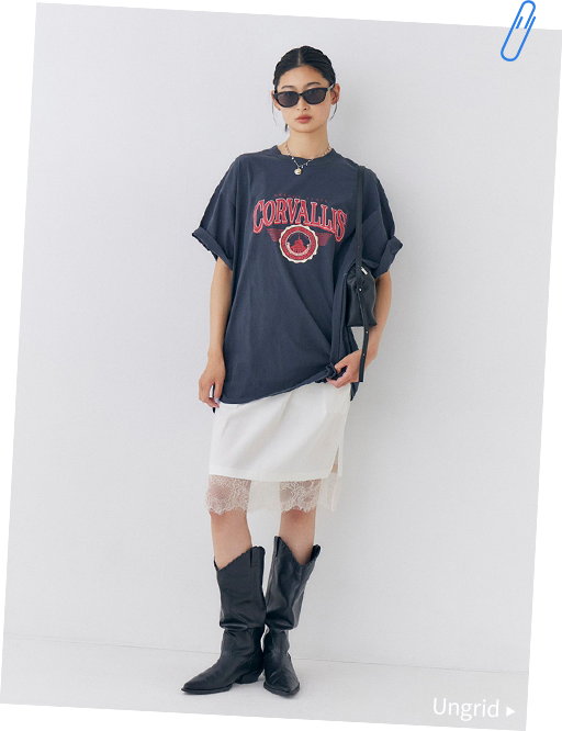 暑さに負けない本命コーデTop10 - Over sized tee