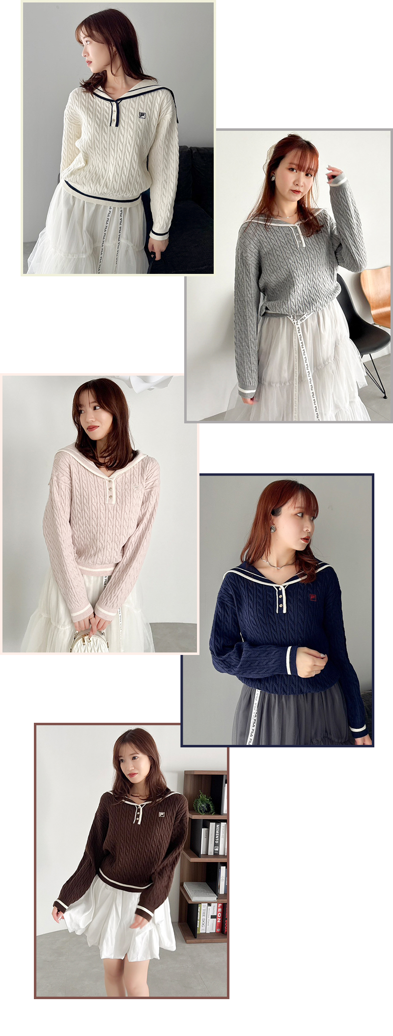 FILA × dazzlin COLLABORATION