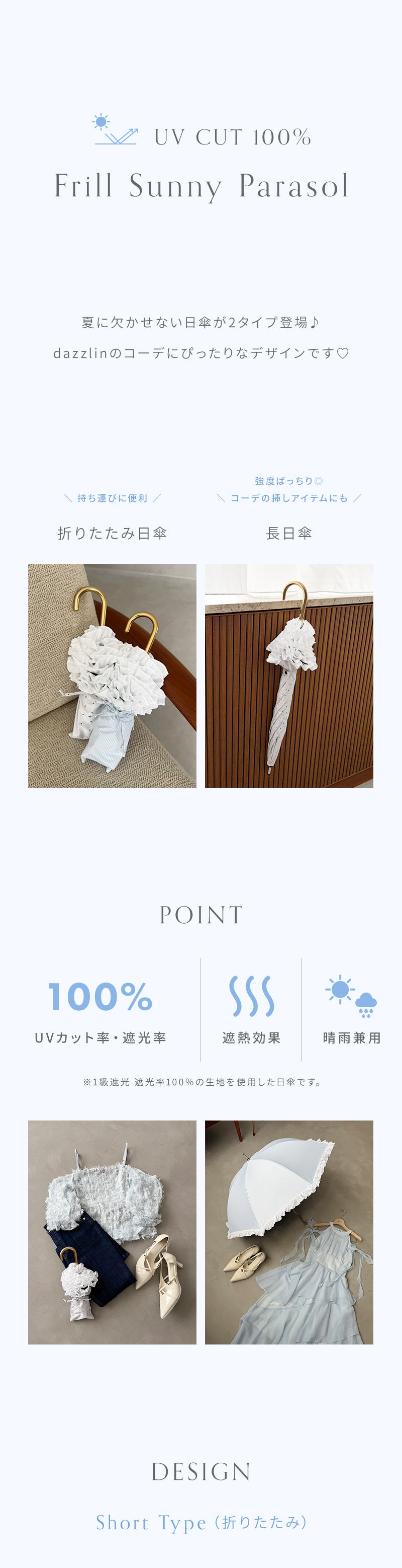 Frill Sunny Parasol
