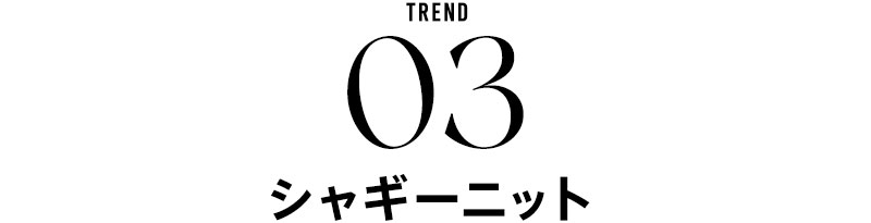 シャギーニット
