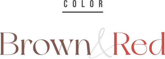 Color - Brown & Red -