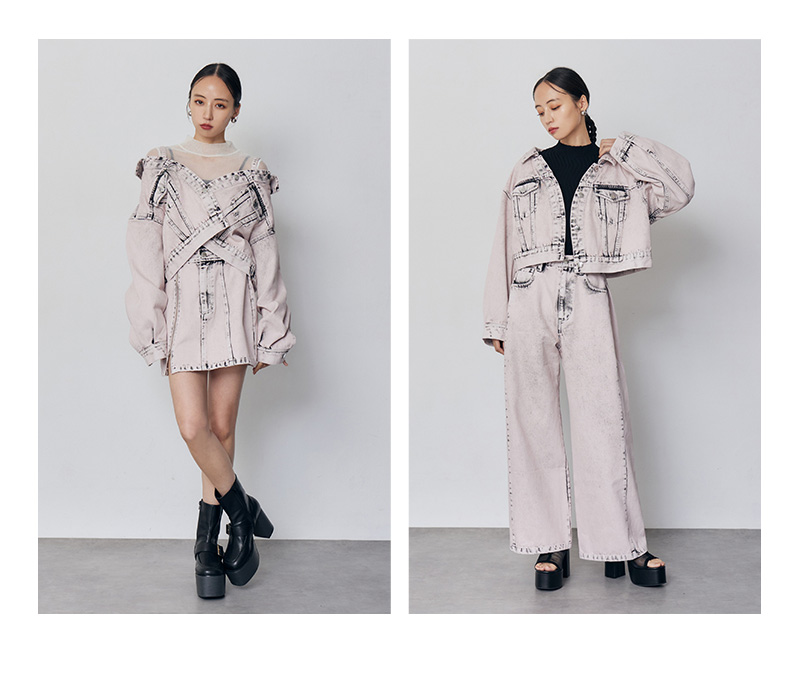 Gジャン×選べるボトムスセット 着画