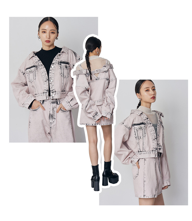 Gジャン×選べるボトムスセット 着画