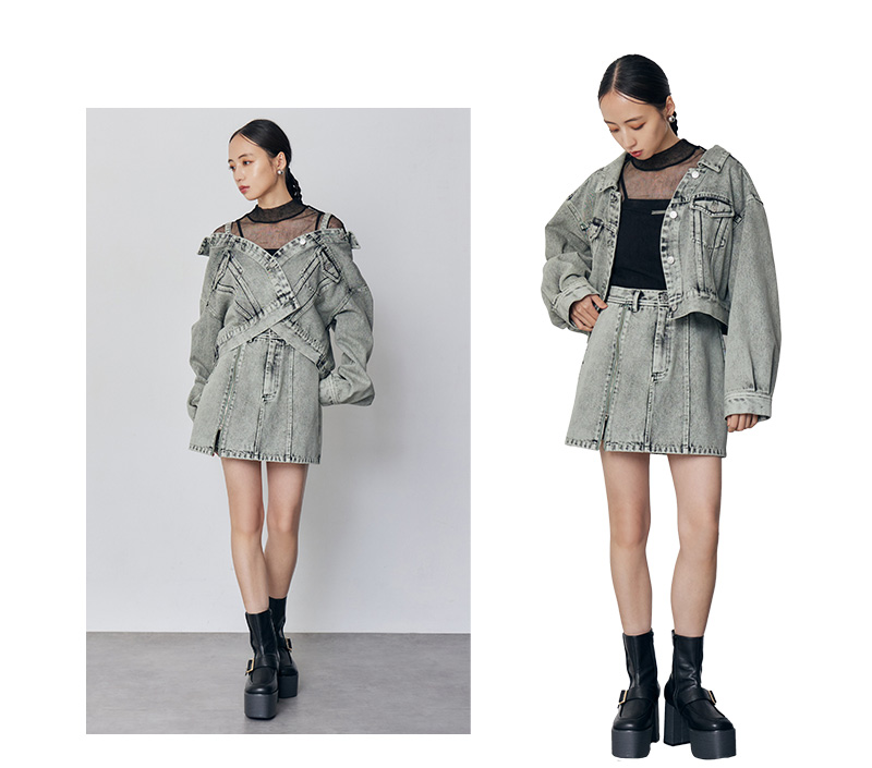 Gジャン×選べるボトムスセット 着画