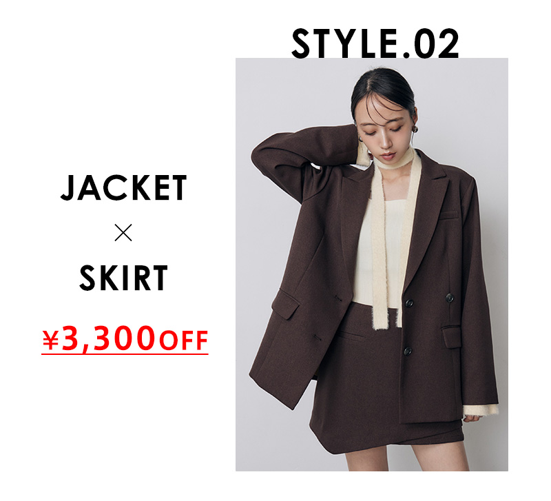 ジャケット×選べるアイテムセット