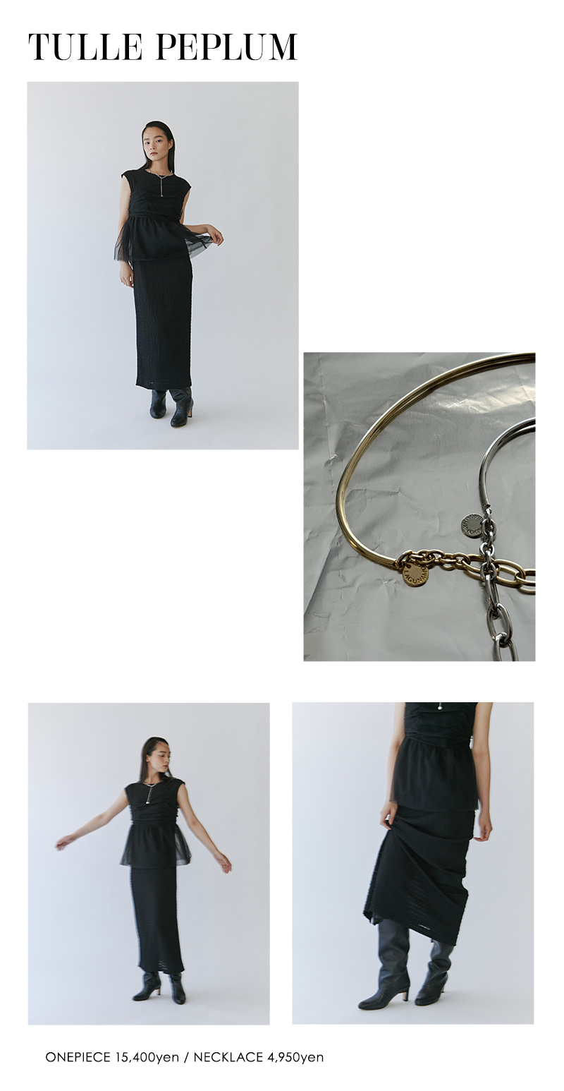 Ready to AUTUMN BLACK ONEPIECE