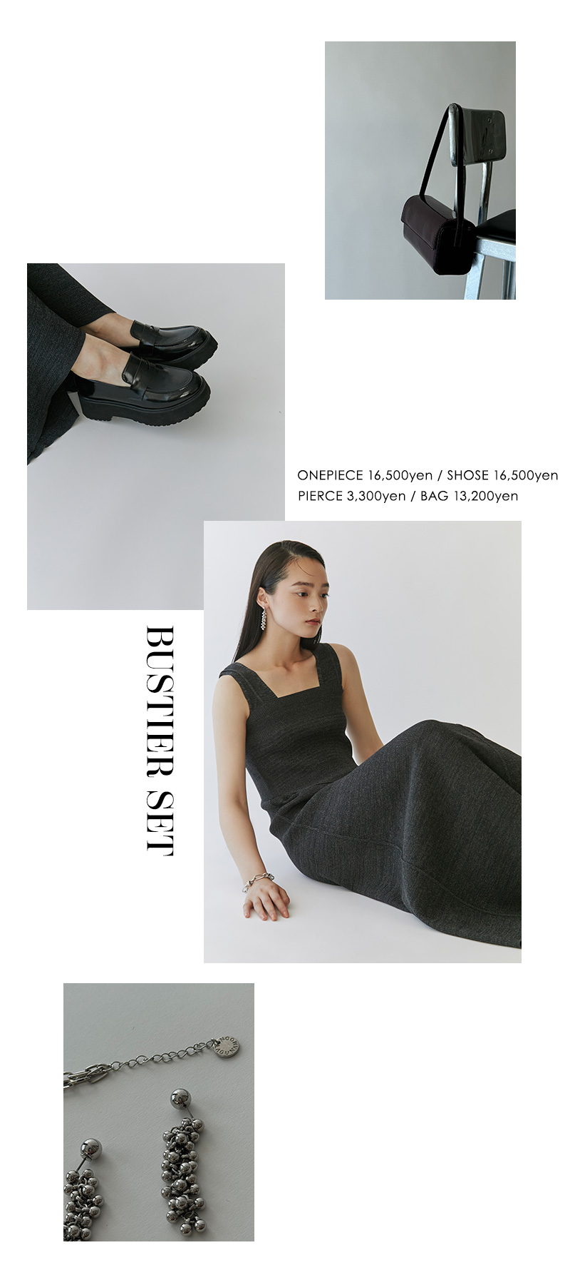 Ready to AUTUMN BLACK ONEPIECE