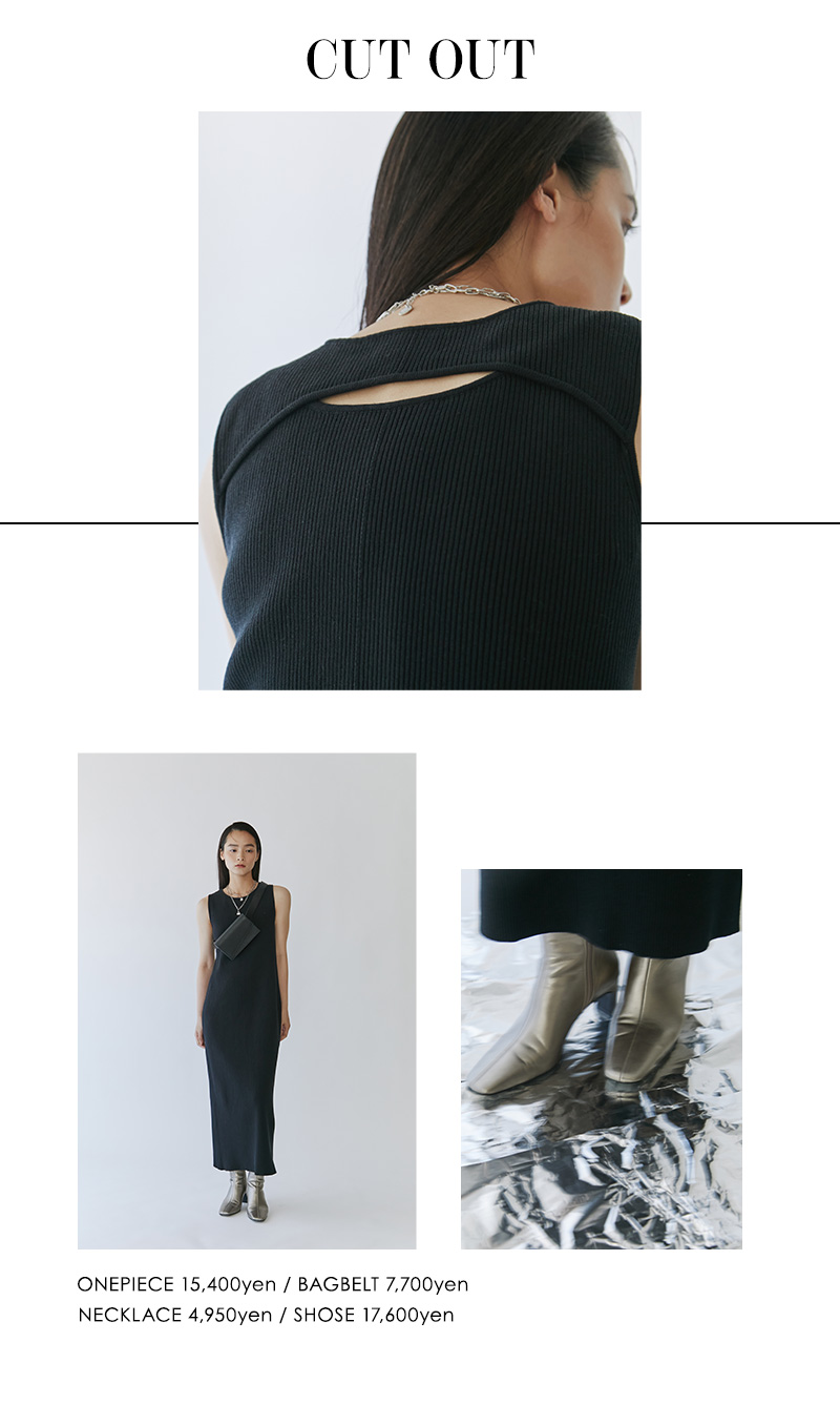 Ready to AUTUMN BLACK ONEPIECE