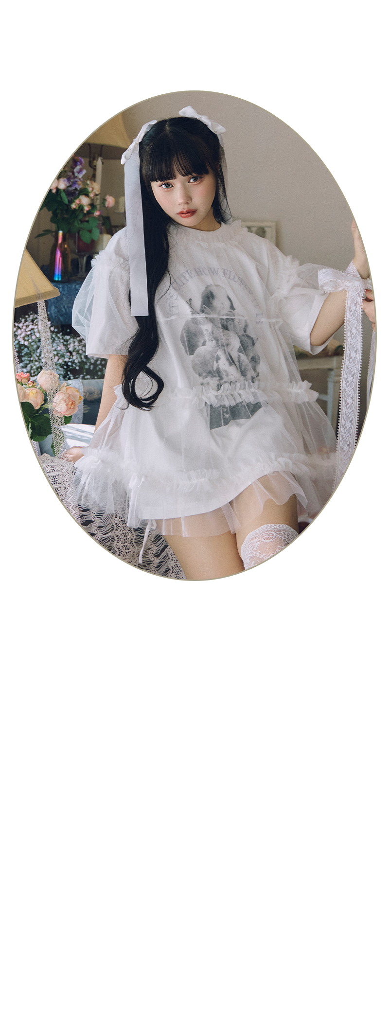 Fluffy rabbit tee - 1