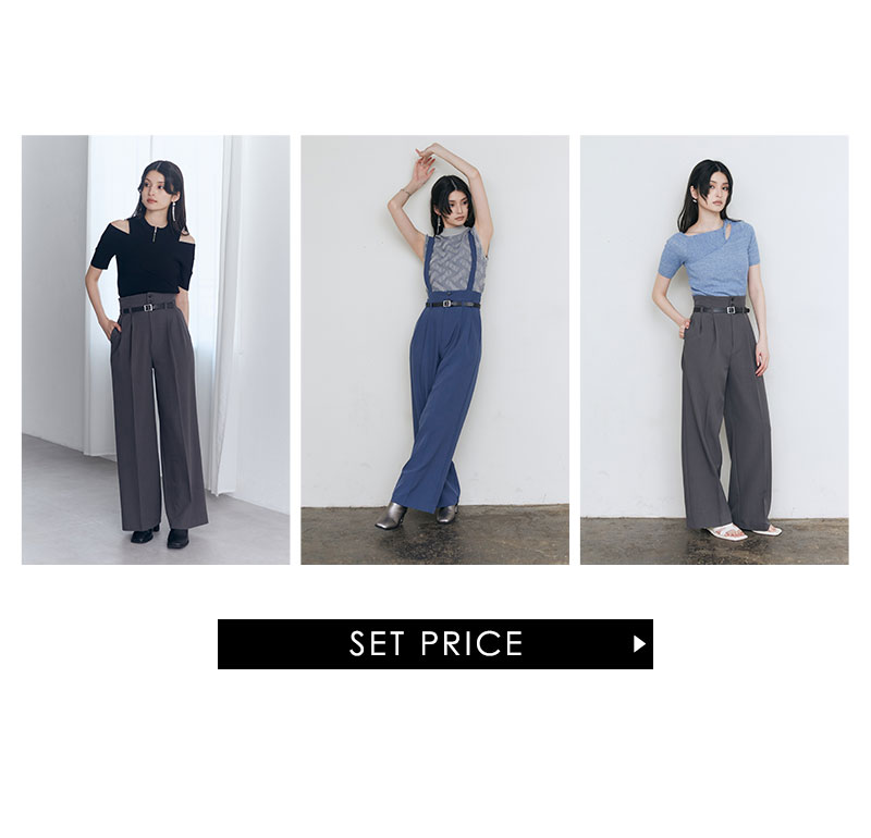 FAUX LEATHER BELT SUSPENDERS PANTS