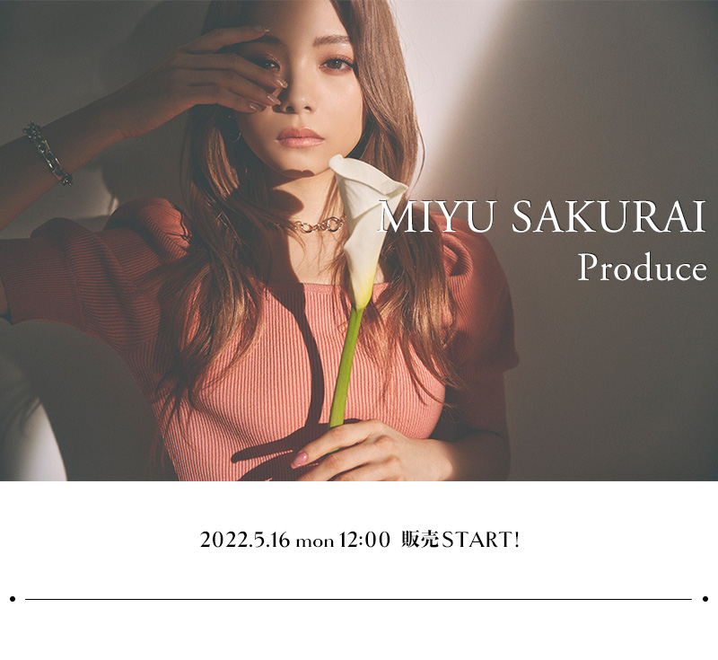 MIYU SAKURAI Produce item 販売START♥ 