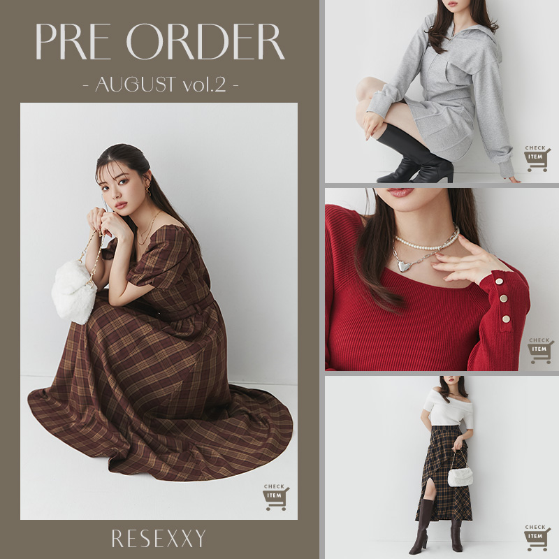8月PRE ORDER&#9313;
