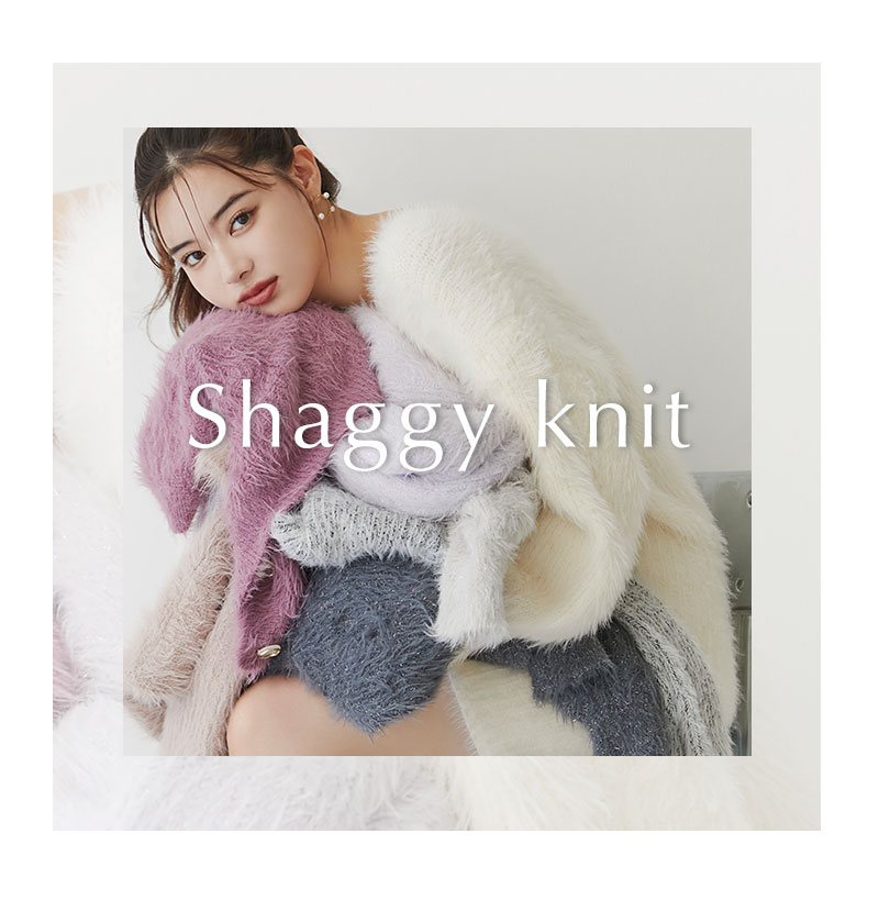 Shaggy knit&#9825;
