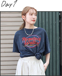 EVERYDAY TEE -30日間のTシャツコーデ-：1