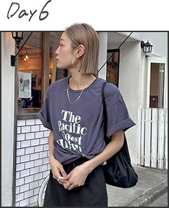 EVERYDAY TEE -30日間のTシャツコーデ-：6