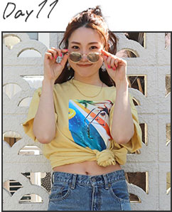 EVERYDAY TEE -30日間のTシャツコーデ-：11