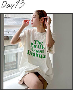 EVERYDAY TEE -30日間のTシャツコーデ-：13