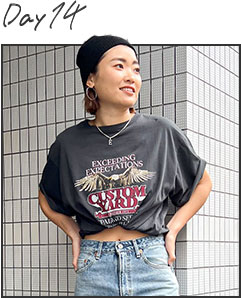 EVERYDAY TEE -30日間のTシャツコーデ-：14