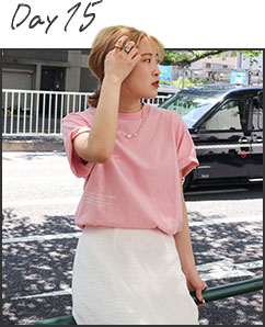 EVERYDAY TEE -30日間のTシャツコーデ-：15