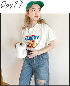 EVERYDAY TEE -30日間のTシャツコーデ-：17