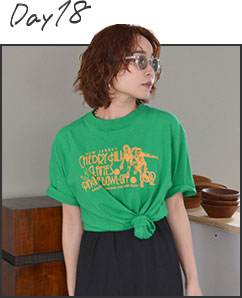 EVERYDAY TEE -30日間のTシャツコーデ-：18