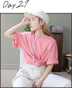 EVERYDAY TEE -30日間のTシャツコーデ-：21