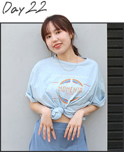 EVERYDAY TEE -30日間のTシャツコーデ-：22