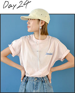 EVERYDAY TEE -30日間のTシャツコーデ-：24